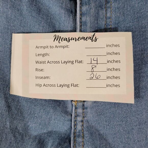 Fashion Nova Distressed Skinny Jeana. Light Blue Wash 3/4#012 - Picture 6 of 11